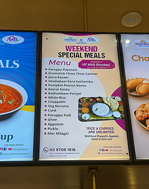 Digital Menu Boards Austarlia